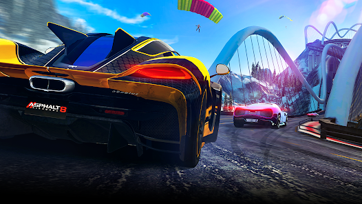 Screenshot 6 for Asphalt 8 Airborne Fun Real Car Racing Game 4.8.0i MOD (Unlimited Money)