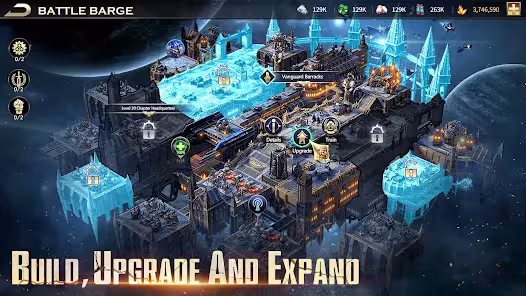 Screenshot 4 for Warhammer 40,000 Lost Crusade MMO 1.14.19 MOD APK Menu, Game Speed