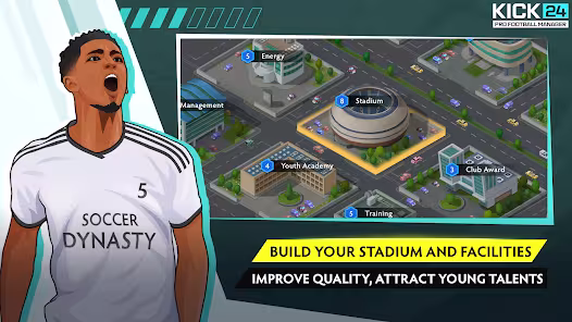 Screenshot 5 for KICK 25 Pro Football Manager Mod APK 1.1.9 Free Shopping