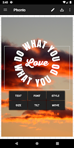 Screenshot 1 for Phonto Text on Photos 1.7.108 MOD APK Pro Unlocked, Lite