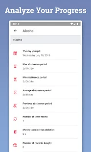 Screenshot 3 for Sobriety Counter Bad Habits Premium 2.0.2