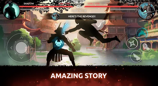 Screenshot 2 for Shadow Fight Shades 1.1.0 MOD APK God Mode