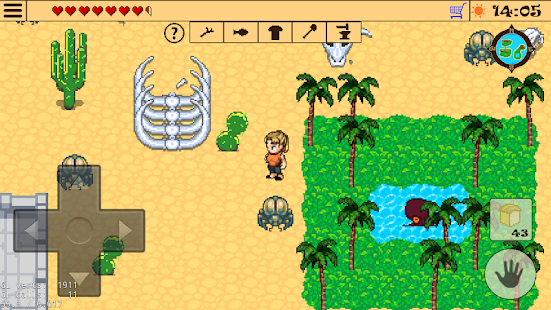 Screenshot 5 for Survival RPG 2 The temple ruins adventure 1.3.4 MOD APK (Unlimited Diamonds+ Items)