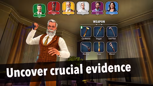 Screenshot 3 for Clue Official Hasbro Game Mod APK 1.0.2 Full