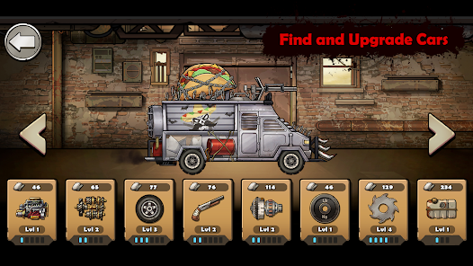 Screenshot 2 for Earn to Die Rogue 1.02.111 MOD APK Unlimited Money