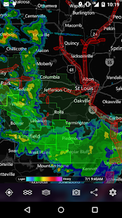 Screenshot 5 for MyRadar NOAA Weather Radar 7.1.0 Pro APK