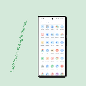 Screenshot 1 for Pix Material Colors Icon Pack 7.PreBuild APK Full Version