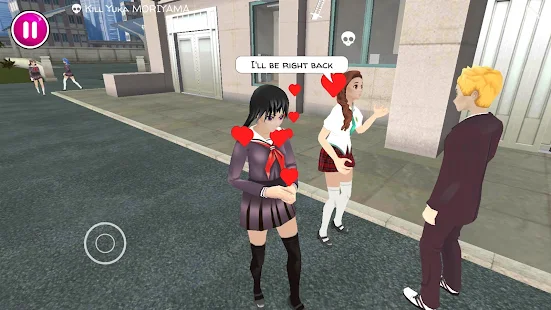 Screenshot 2 for Yandere School 1.0.4 MOD APK + Data Unlimited Money