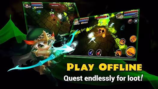 Screenshot 1 for Dungeon Quest 3.3.1.0 MOD APK Free Shopping