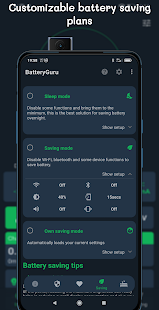 Screenshot 2 for BatteryGuru 1.7.6 AdFree Mod Lite