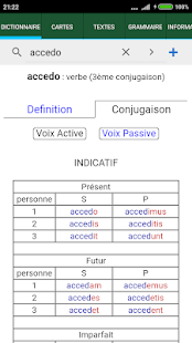 Screenshot 1 for Tabula Dictionnaire latin 2.7 Paid
