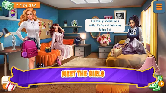 Screenshot 1 for Campus Date Sim 2.24 Mod free shopping