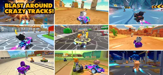 Screenshot 4 for Boom Karts 1.37.0 MOD APK All Cars Unlocked, Speed