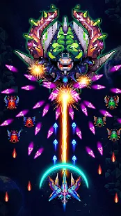 Screenshot 2 for Galaxiga Classic Arcade Game 24.61 MOD APK Unlimited Money