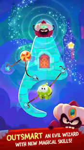 Screenshot 2 for Cut the Rope Magic 1.11.1 MOD APK Unlimited Crystals + Hints