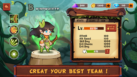 Screenshot 4 for Summon Heroes New Era 0.18 Mod money