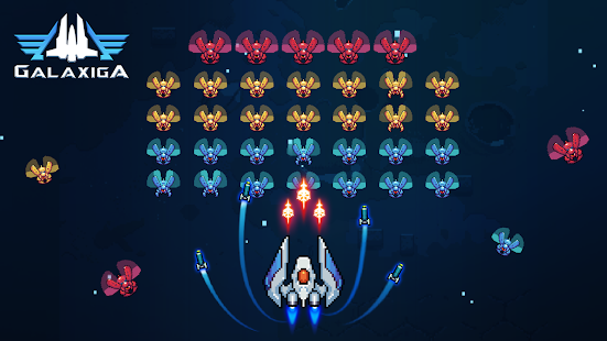 Screenshot 6 for Galaxiga Classic Arcade Shooter 80s Free Games 22.04 Mod money