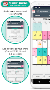 Screenshot 3 for Work Shift Calendar 2.0.6.8 MOD APK Premium Unlocked