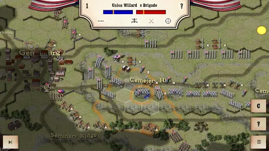 Screenshot 1 for Civil War Gettysburg 2.2.0 MOD APK + Data (Unlimited Money)