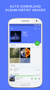 Screenshot 2 for Pulsar Music Player Pro 1.12.5 MOD APK Premium Unlocked
