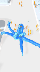Screenshot 3 for Tentacles Attack Mod APK 1.2.0 Remove ads, Unlimited money, Mod Menu
