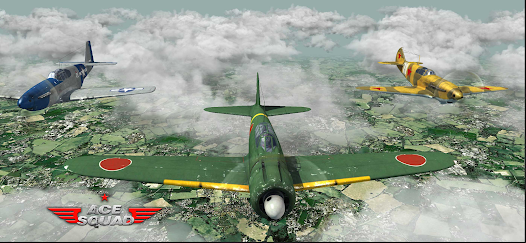 Screenshot 1 for WW2 warplanes Squad of Heroes Mod APK 3.14 Unlimited money Mod Menu