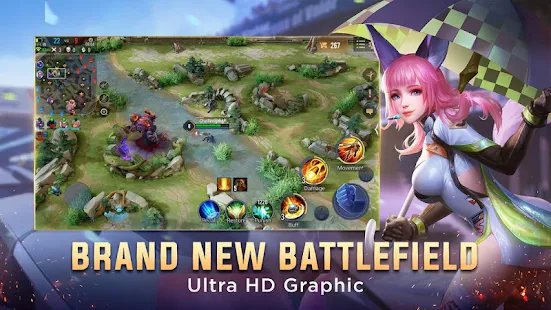 Screenshot 5 for Garena AOV Arena of Valor Action MOBA 1.34.1.5 Mod + DATA (mini map)