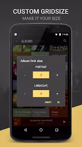 Screenshot 4 for BlackPlayer EX Music Player 20.62 APK Patched Mod Extra