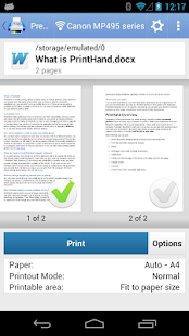 Screenshot 4 for PrintHand Mobile Print Premium 13.0.0