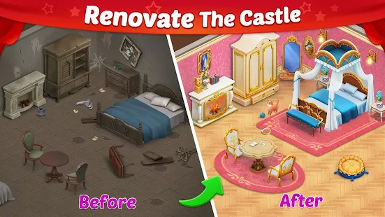 Screenshot 1 for Castle Story Puzzle & Choice 1.11.2 MOD (Unlimited Money)