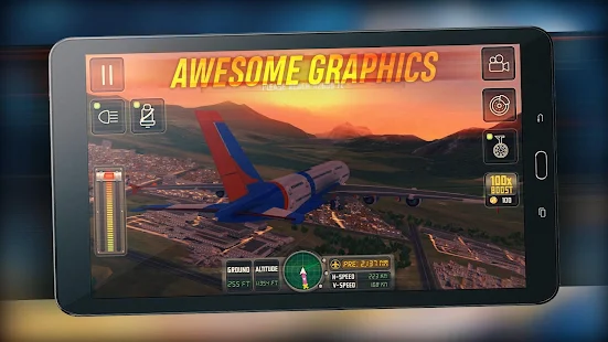Screenshot 7 for Flight Sim 2018 3.1.3 Mod + data Money