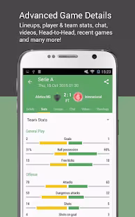Screenshot 3 for All Goals Football Live Scores 6.0 Ad Free