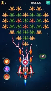 Screenshot 1 for Galaxiga Classic 80s Arcade Space Shooter 13.9 Mod Unlimited Coin / Gems