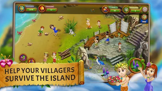 Screenshot 4 for Virtual Villagers Origins 2 2.3.24 APK + MOD + Mega MOD