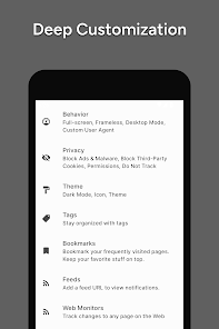 Screenshot 4 for Hermit Lite Apps Browser 26.2.0 MOD APK Premium Unlocked