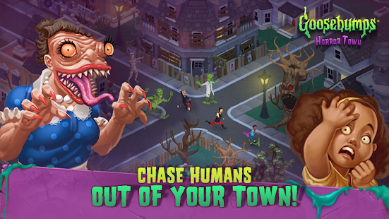 Screenshot 3 for Goosebumps HorrorTown Monsters City Builder 0.3.1 MOD APK