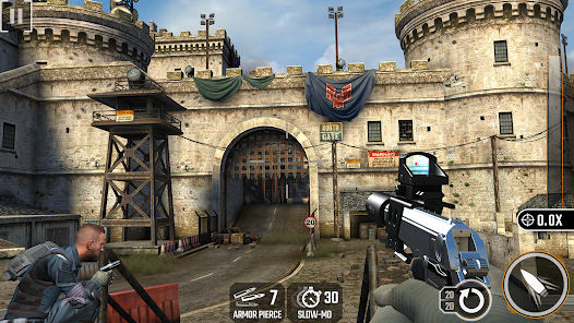 Screenshot 7 for Sniper Strike FPS 3D Shooting 500164 MOD APK Unlimited Ammo/God Mode