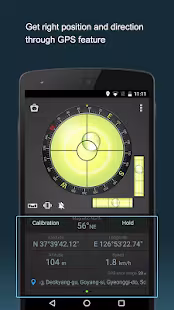 Screenshot 3 for Compass Level & GPS 2.4.8 Premium Mod