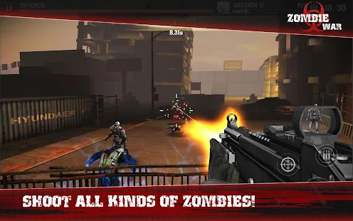 Screenshot 5 for Zombie Defense Shooting FPS Kill Shot hunting War 2.3.3 MOD (Unlimited Money)