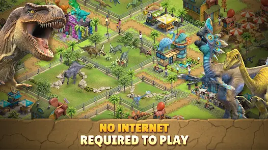 Screenshot 3 for Jurassic Dinosaur Park Game 1.8.0 MOD APK Unlimited Money, Gold