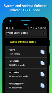 Screenshot 4 for Secret Codes for Phones 1.6 Ads-free