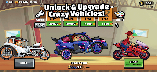 Screenshot 3 for Hill Climb Racing 2 1.59.1 MOD APK Unlimited Money