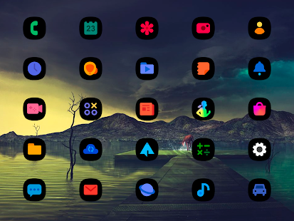 Screenshot 6 for OneUI 3 Black Icon Pack 2.7 Patched