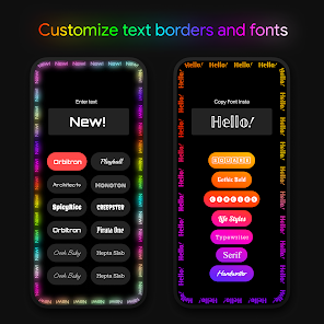 Screenshot 2 for Edge Lighting Colors 96 MOD APK Premium Unlocked