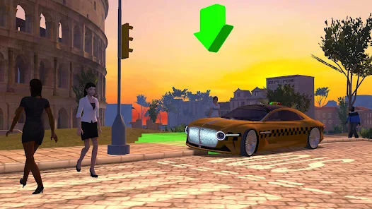 Screenshot 5 for Taxi Sim 2022 Evolution 1.3.5 MOD APK Unlimited Money