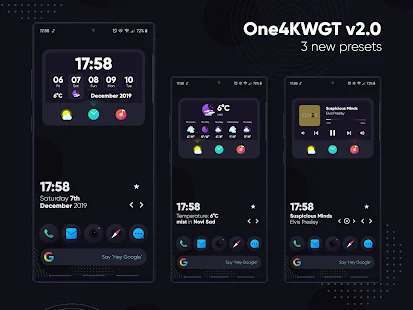 Screenshot 2 for One4KWGT Pro widgets for KWGT 2.3 Patched