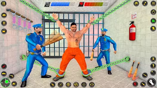 Screenshot 2 for Prison Escape Casino Robbery 2.6 MOD APK Dumb Enemy