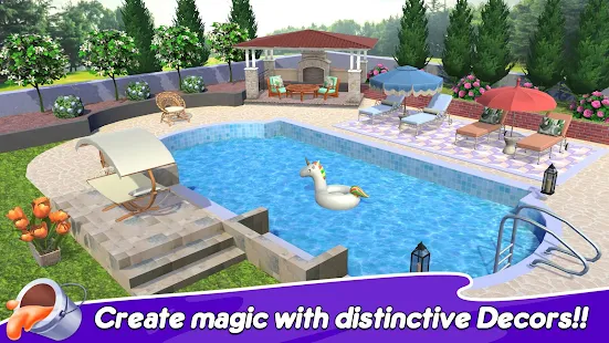 Screenshot 1 for Home Paint Color by Number & My Dream Home Design 1.0.6 MOD (Unlimited Money)