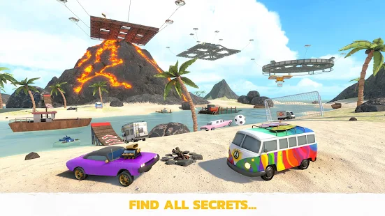 Screenshot 7 for Crash Drive 3 Multiplayer Car Stunting Sandbox! 39 MOD APK Free Shopping