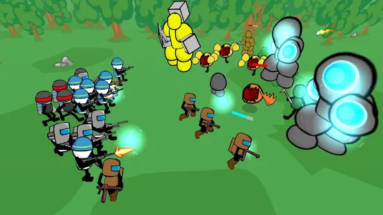 Screenshot 4 for Stickman Gun Battle Simulator 1.13 MOD APK